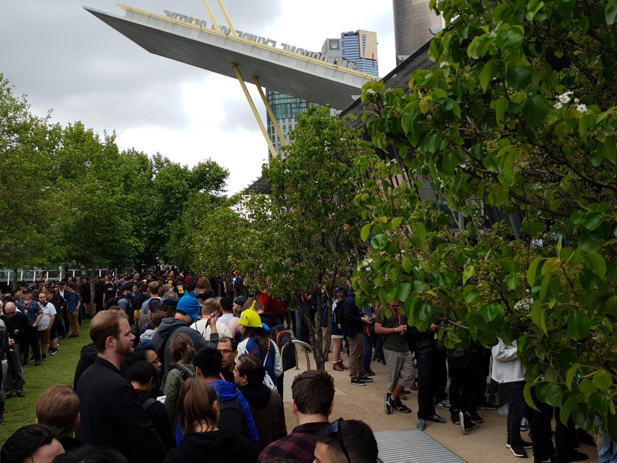OrPHaN1400's tweet photo. Day 2. Here we go. #LetsDoThis #PleaseShower #PAXAUS #PAXAus2018 https://t.co/7Zfo5xeLUk