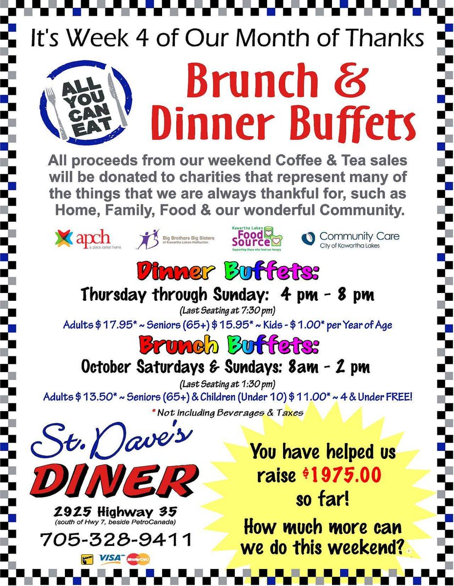 #brunch #buffet #dinner #charity #Thankful