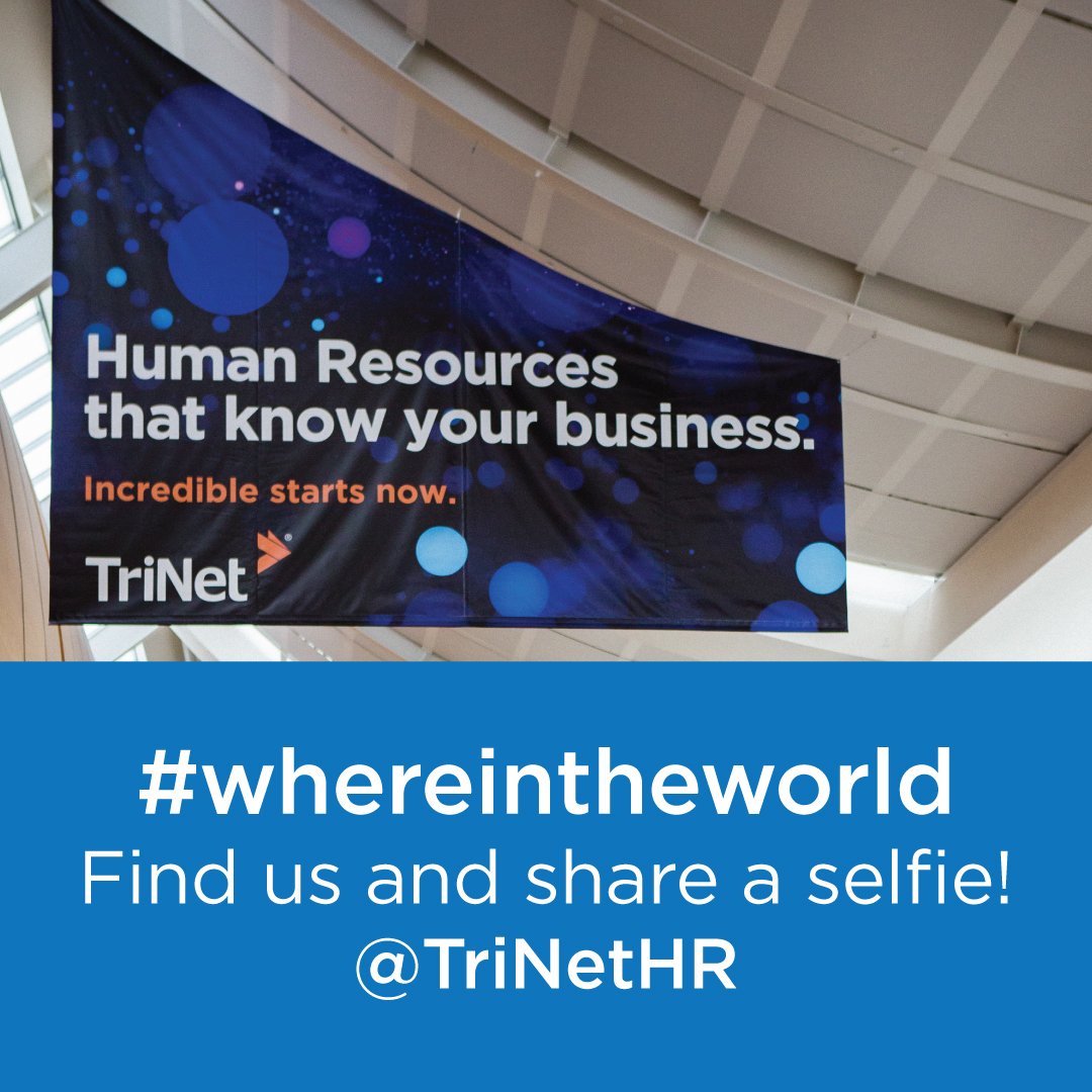 TriNet's tweet image. #Whereintheworld is TriNet?  Spot us, take a selfie, and share with us.  

#IncredibleHR #IncredibleStartsHere