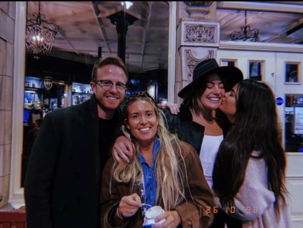 devikajoshi's tweet photo. The loveliest post show reunion with some of my @Assoc_Studios family 🍾🎉❤️ @BeeBradley @WesleyDyke @Charlot04225663 https://t.co/KqyV51NhQ0