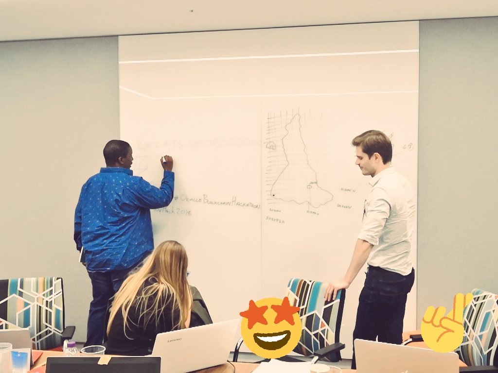 ZHANGhj3's tweet photo. Hackathon in weekend
#landonvega
#GovHack
#OracleBlockchainHackathon
#UKGovHack2018 https://t.co/IszanvT7FX