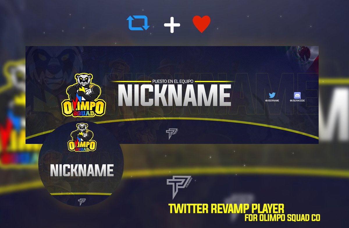 Twitter Revamp Player for @OlimpoSquadCO
Hope you like it!
🔁RT &amp; ❤️LIKES are appreciated.