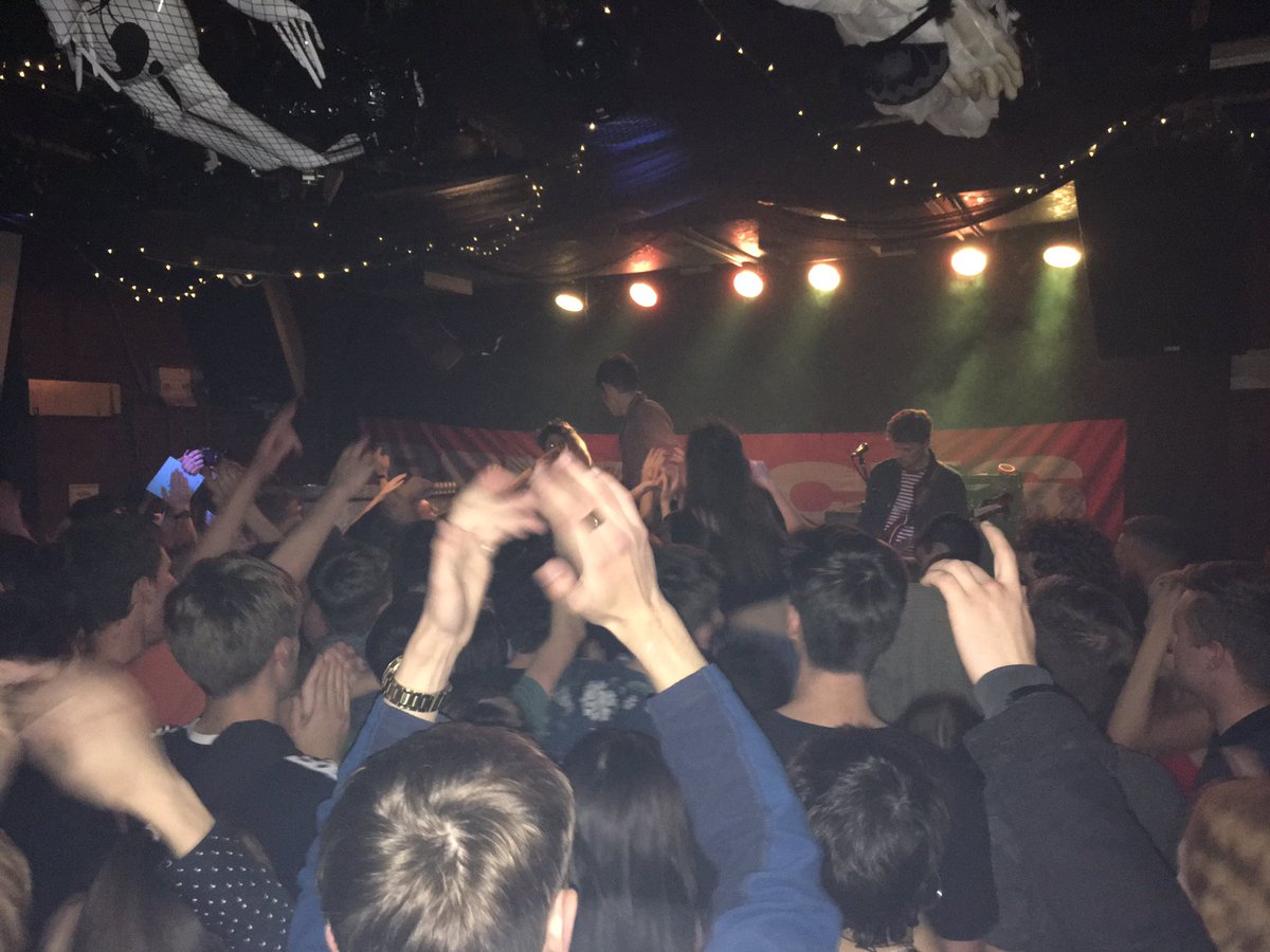 MrsRElliot's tweet photo. A brilliant start to the half term break watching one of my former A Level Language students @charlieyapp98 and his band @RedFacesMusic at @Leadmill . Iβm so pleased that you are doing so well. ππ @DonJuanLeach #rememberuswhenyourefamous https://t.co/JEp1Qo4Chk