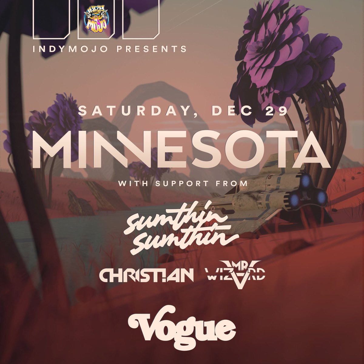 Just announced: as the final rabbit we pull out of our hats for 2018.... we have @minnesotaBASS with <a href="/sumthinmusic/">sumthin sumthin</a> at <a href="/TheVogue/">The Vogue Theatre</a> and local support from <a href="/ChristianTheDJ1/">Christian the DJ</a> &amp; @MrWizvrdMusic - help us send off this amazing year of shows with a bang!