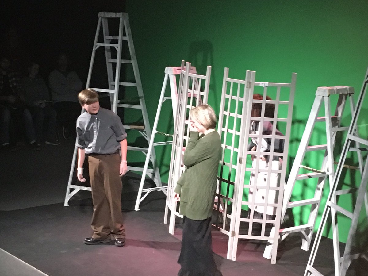 BaneEDU's tweet photo. Opening night for the Drama Doggs in the CFIT Black Box. #CFIT #BarrowBOLD https://t.co/H09XtjIVTu