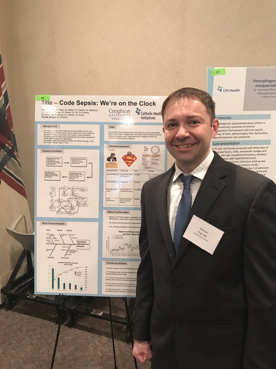 Creighton_IMQI's tweet photo. Our IM residents presenting their QI projects at Nebraska #ACP annual meeting. https://t.co/eqefi1lj0S