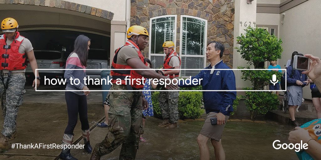 joejonas's tweet photo. Today I’d like to take a moment to thank the first responders of Houston for keeping the community safe during Hurricane Harvey. Your bravery is inspiring and should be celebrated. Share your story with #ThankAFirstResponder 💪 https://t.co/FkDWe8GHg2 https://t.co/0qIxCyECuO