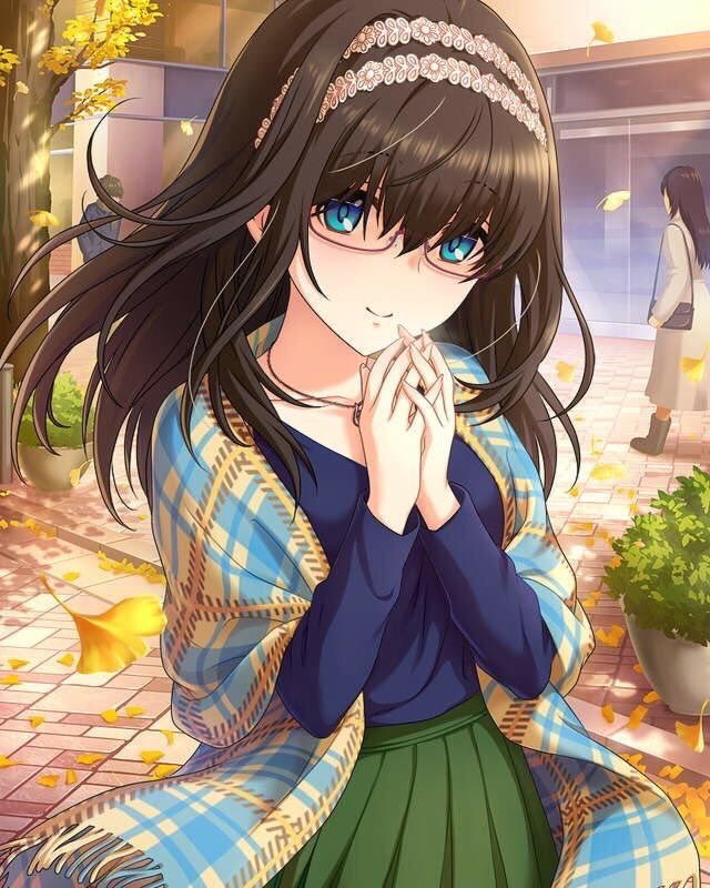 文香ちゃんはいつか公式で眼鏡をかけてくれると信じています。 #鷺沢