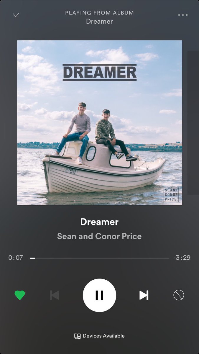 lisakernan712's tweet photo. I don’t think they will ever know how grateful I am for them and how much love and appreciation I have for them, Dreamer is truly s beautiful song and I couldn’t be more proud #DreamerEp @sean_conorprice https://t.co/dvdE0SIGsV