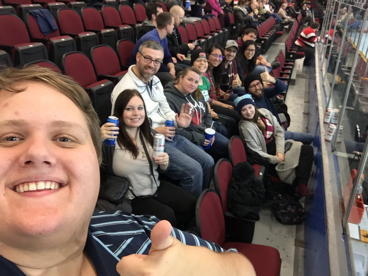 penner_nick's tweet photo. Hockey and Friendship at the @Ottawa67sHockey game! #hockey #friendship https://t.co/dEcCuVGDAZ