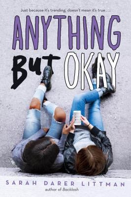 MCPL_Libraries's tweet photo. Meet YA authors @ScottWesterfeld, @Kody_Keplinger, @EliotSchrefer, &amp; @SarahDarerLitt at #MorellaLibrary 10/29, where they'll talk abt their new novels. https://t.co/DtdRIbsWaX #AuthorTalk

Image: Book cover for Anything But Okay https://t.co/RvtDeLqiuh