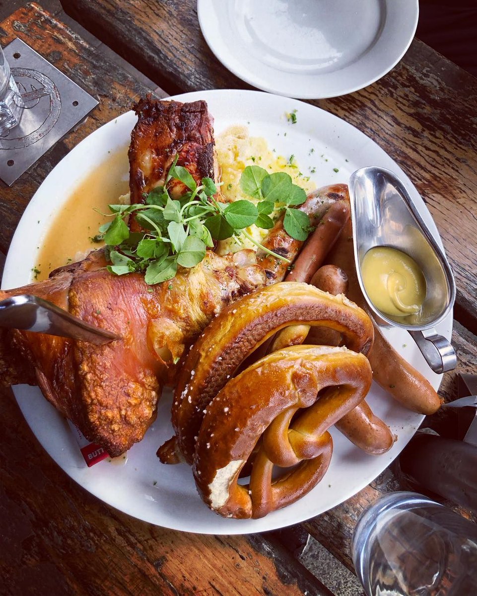 Check out this delicious meat platter! 🥨 Photo by @becstargram, thanks for sharing! 
#hahndorf #hahndorfinn #adelaide #tourismadelaide #germanbeer #beer #food #adelaidehills #restaurantaustralia #germanfood #applestrudel #apfelstrudel #seeaustralia #seesouthaustralia #sausages