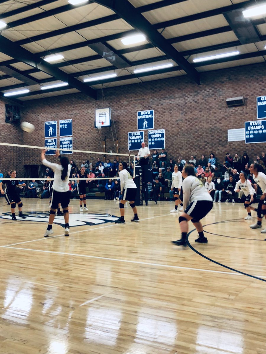 SMCSofLexNC's tweet photo. It’s on to the NCCSA 2A State Championship for our SMCS Lady Eagles! Lots of excitement tonight as they advanced past Vandalia 3-1. Game time is 1pm tomorrow at SMCS! 🏐🦅 #gosmcseagles #smcs50years @lexdispatch @LexDispatch_md @NCCSAAthletics https://t.co/c8Pdb036vC