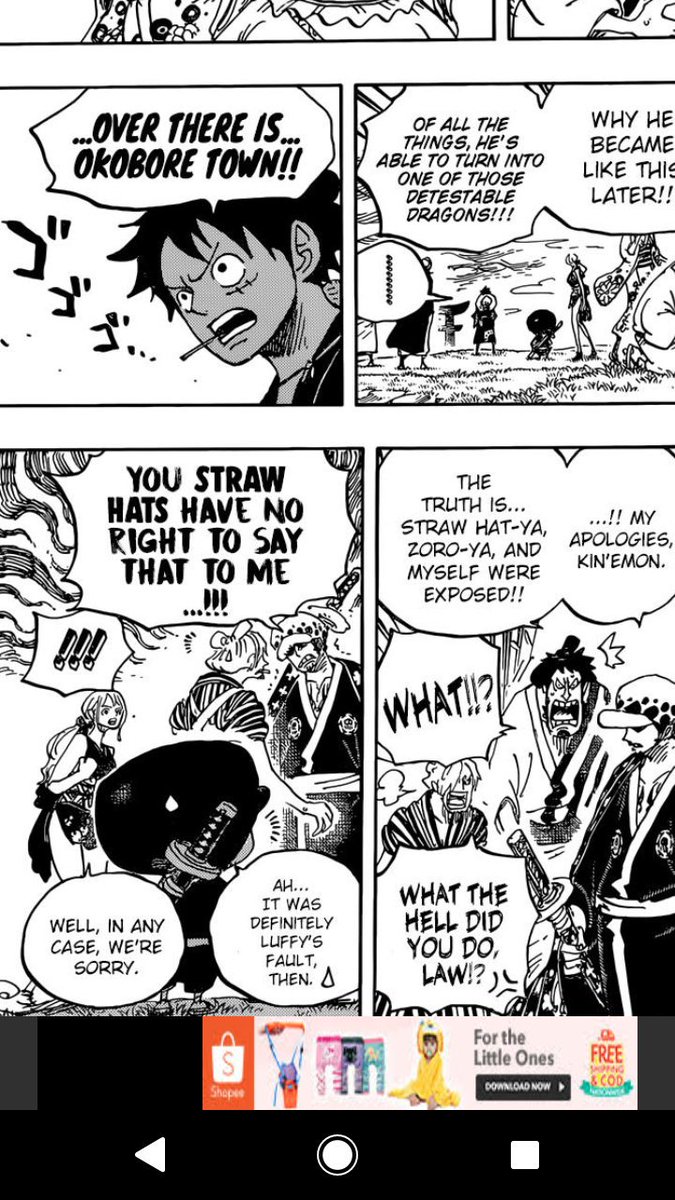 Straw Hats have no right.... HAHAHAHAHAHAHA. Gotta love Law. 