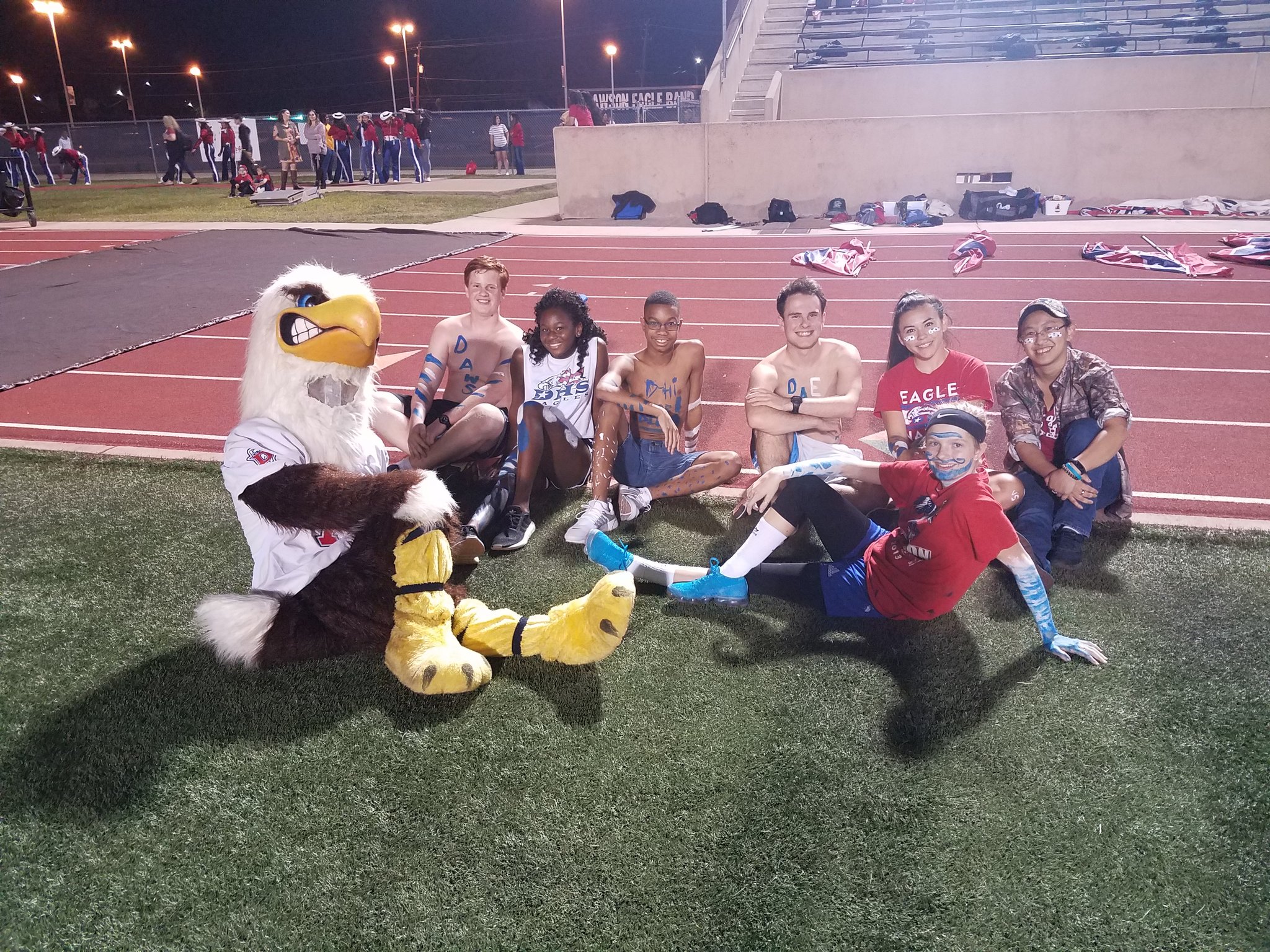 Dawson Eagles on Twitter "Eagle Addicts under the Friday night lights