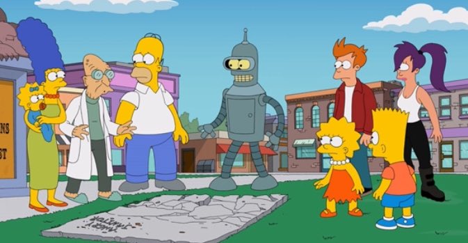 capecoraldwells's tweet photo. #Simpsorama #SIMPSONS #FUTURAMA https://t.co/VyD5e6Hn5H