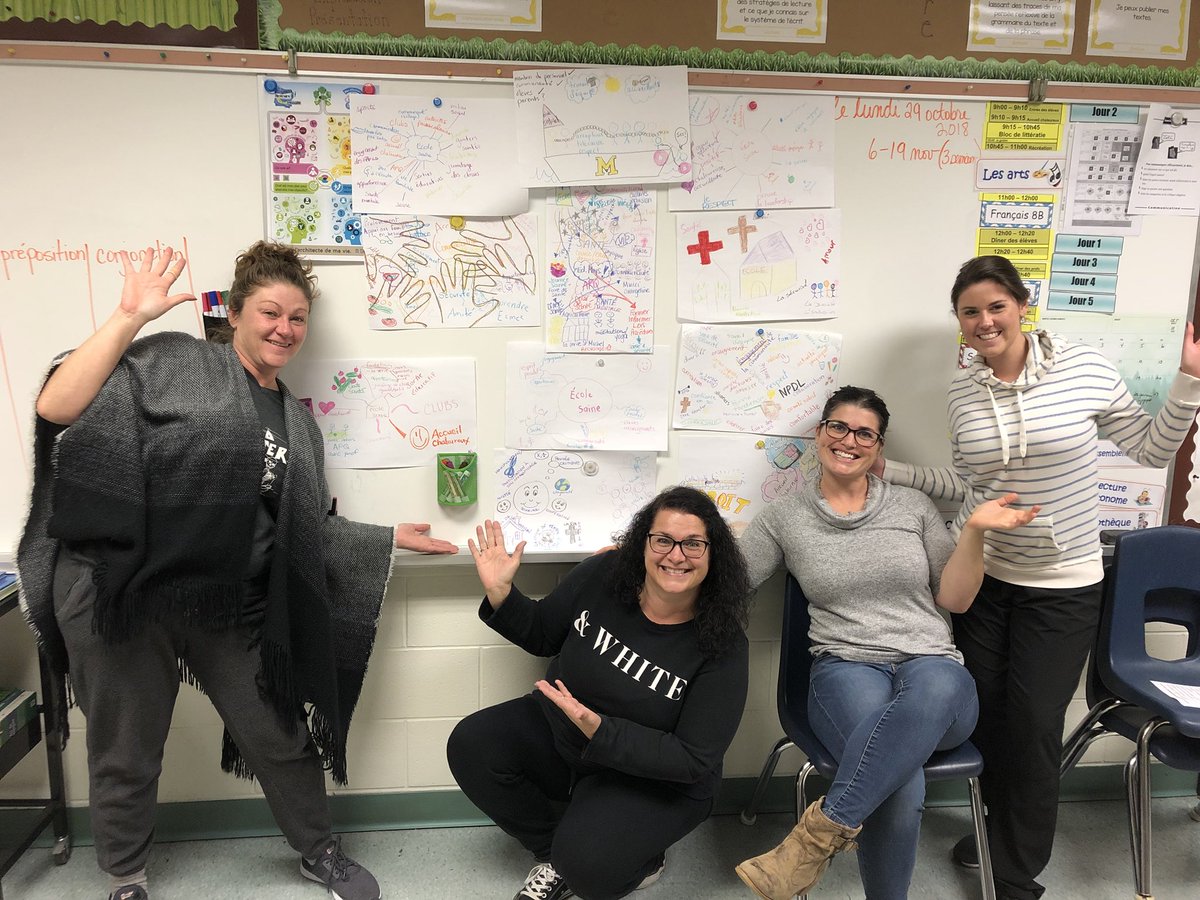 Le bien-être continue à résonner chez le personnel de l’école St-Michel!  Merci de votre enthousiasme et votre engagement.  Quelle belle journée!