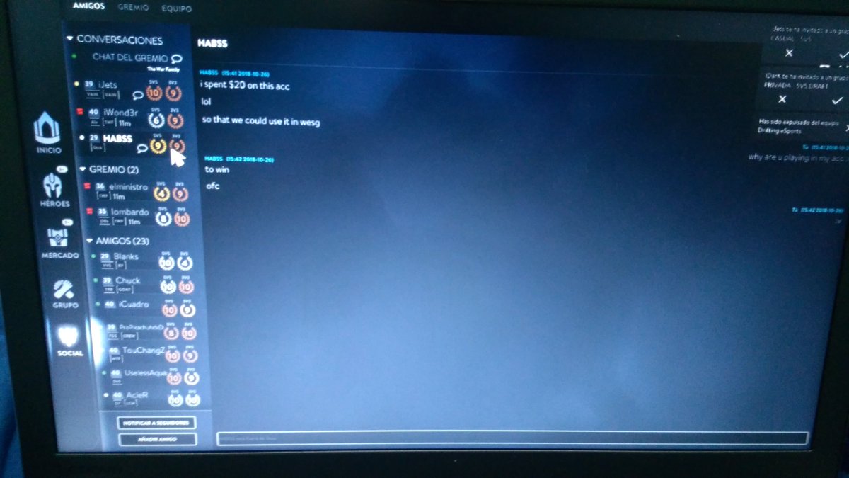 HabsVG's tweet photo. @NOVAStarting That was @altojetpack (iJets) who played in my smurf https://t.co/DEc11WolgL