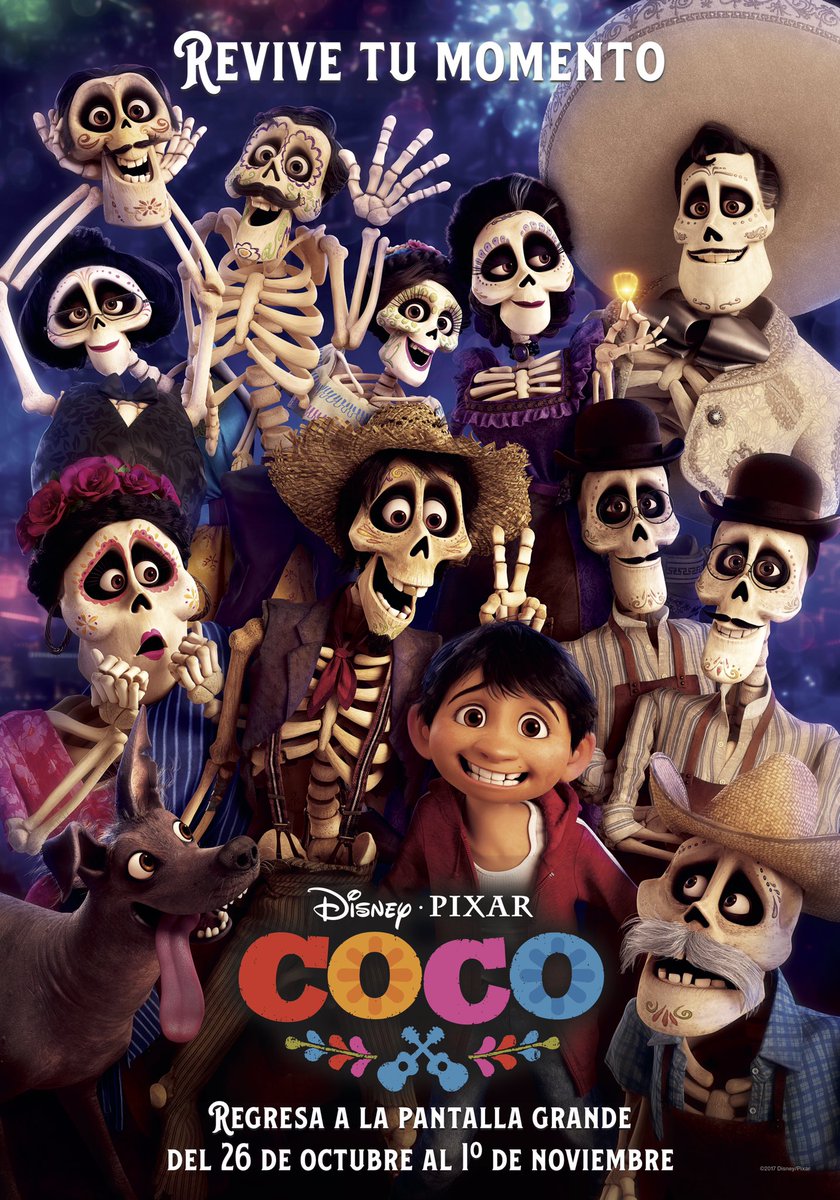angelicavale's tweet photo. Hoy regresa @PixarCocoMx a cines hasta el 1ero de noviembre... Revive tu momento... #CocoEnCines https://t.co/DkdKwtW35O