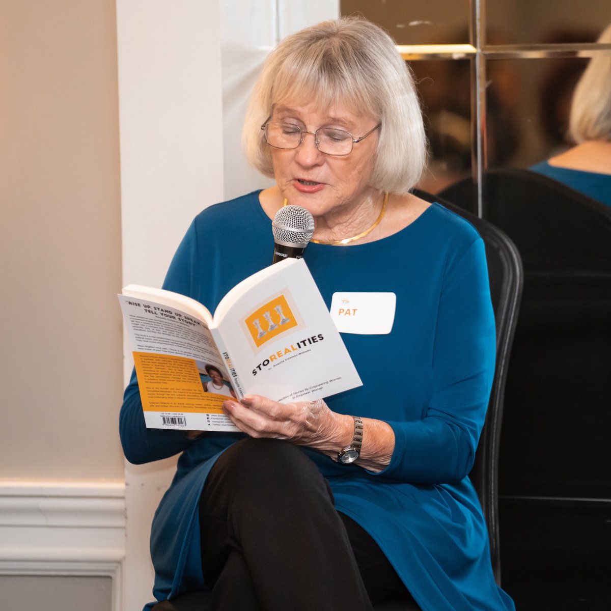 Storealities's tweet photo. Storealities contributing author @patmorgan110 narrates what began as a call to serve homeless men but became a journey that changed her life in ways she could not have foreseen!
“Becoming A Voice” by Pat Morgan #TWS18 #BookReading
Books 📚 NOW available at @novelmemphis https://t.co/WCpGwBl4dK