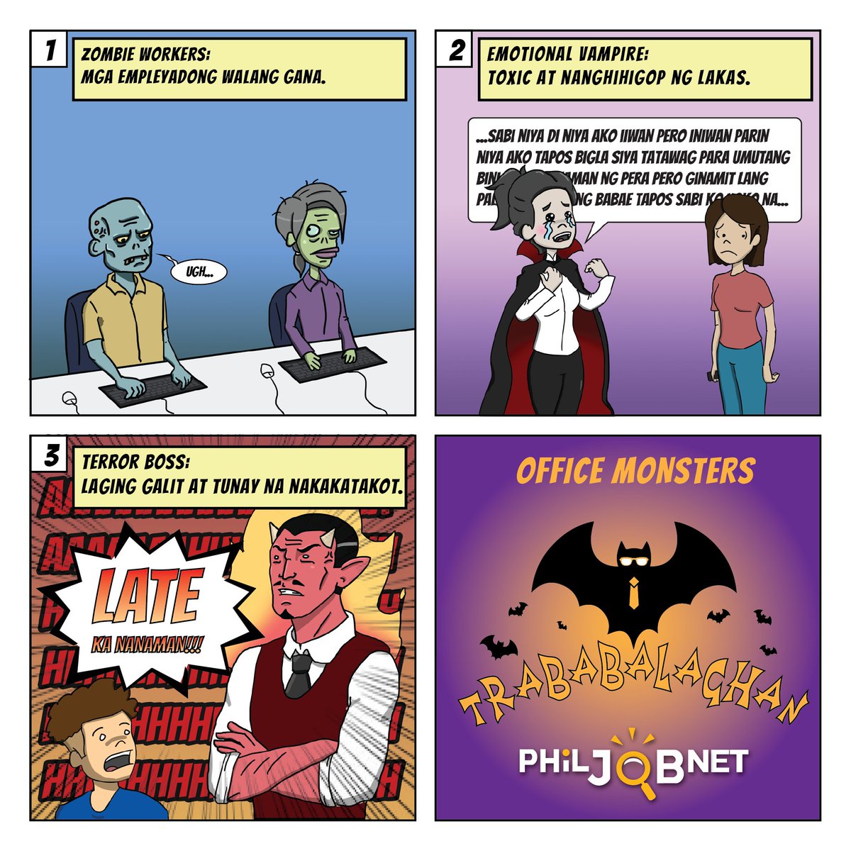 PhilJobNet's tweet image. Hindi na nila kailangan mag costume...🧟‍♀️🧛‍♀️ 👿

^_^

#Trababalaghan
#PhilJobNet