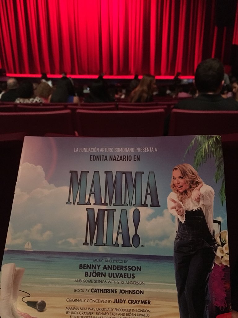 drajcabrera's tweet photo. Mamma Mia! I’m so happy!
#sanjuan #puertorico #mammamia #centrodebellasartes #ednitanazario https://t.co/gFb7SsFEc8