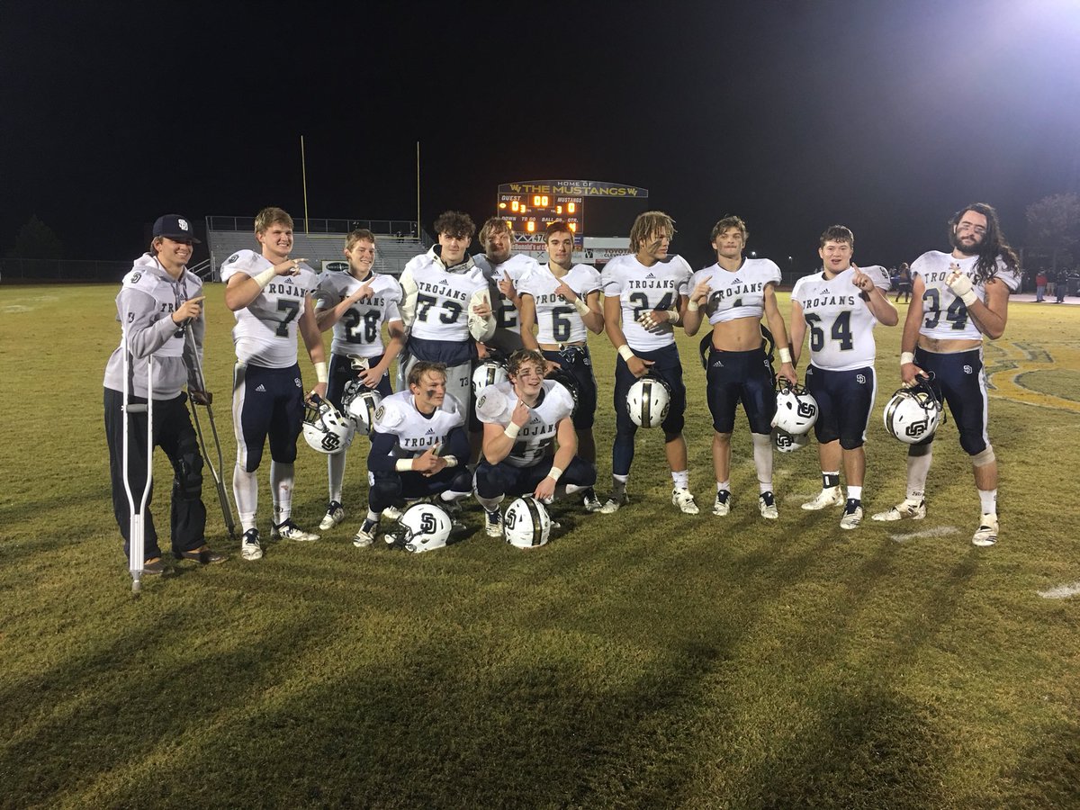 There isn’t anything these men right here can’t do! #regionchamps #43-0 #blahblah