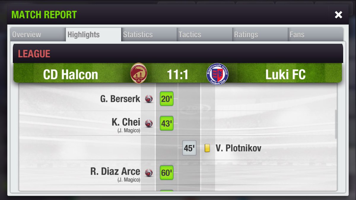 MagicoNexus's tweet photo. 11-1 in the league Nenei came in and scored a hattrick as for Magico he has reached 40 goals this season π
#CDHalcon32
#CDHalconLeague https://t.co/7bypO6QOTk