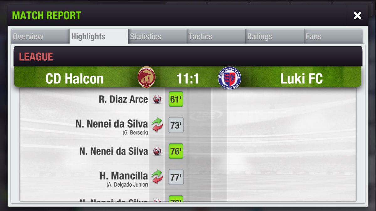 MagicoNexus's tweet photo. 11-1 in the league Nenei came in and scored a hattrick as for Magico he has reached 40 goals this season π
#CDHalcon32
#CDHalconLeague https://t.co/7bypO6QOTk
