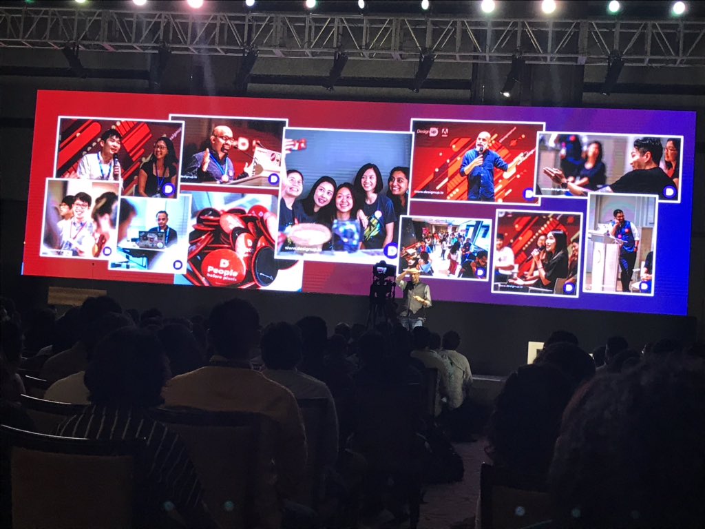 Lovely slide to sum up #DUp18 pre-event in Singapore 🇸🇬 Glad to be part of this worthy cause from the team at <a href="/IxDASG/">IxDA Singapore</a> 🤗