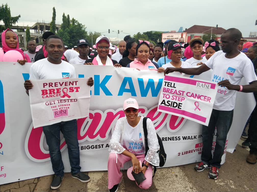 We are in Abuja Supporting @medicaidcf in the fight Against breast Cancer.
#WalkawayCancerNg
#walkawaycancer
#bebreastaware 
#breastcancerawarenessmonth 
#getscreened 
#earlydetectionsavelives
