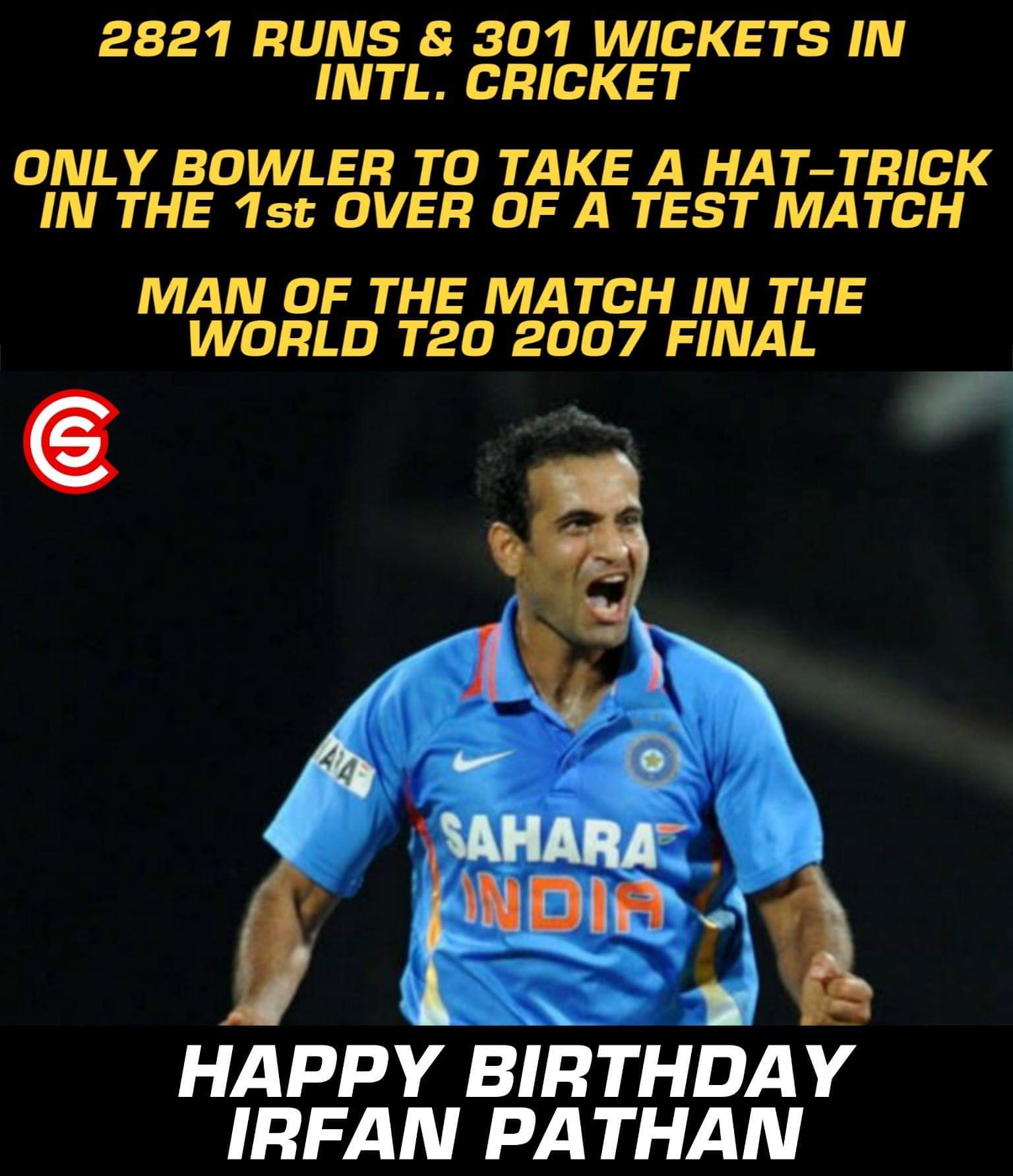 Happy Birthday Irfan Pathan!! 