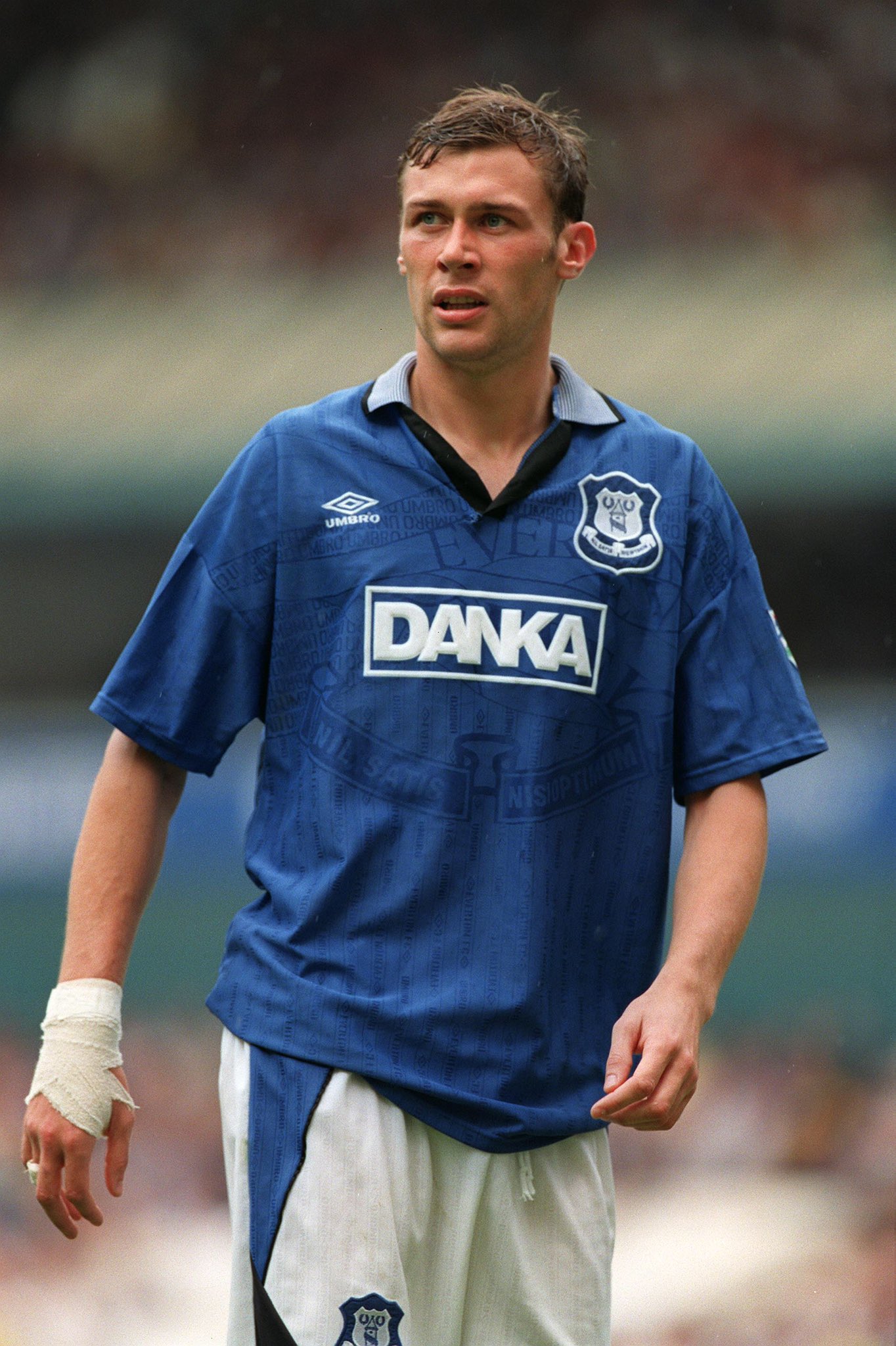 1995-97シーズン エバートンUmbro ホームユニフォーム 1995-97 Everton Home Shirt - 5/10 - (XL)