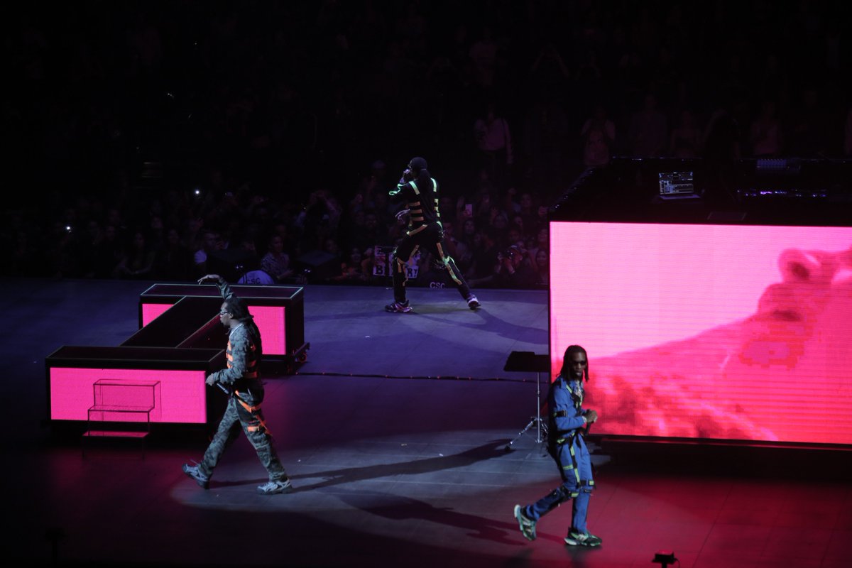 106KMEL's tweet image. .@Migos had #OracleArena going crazy tonight! 🔥