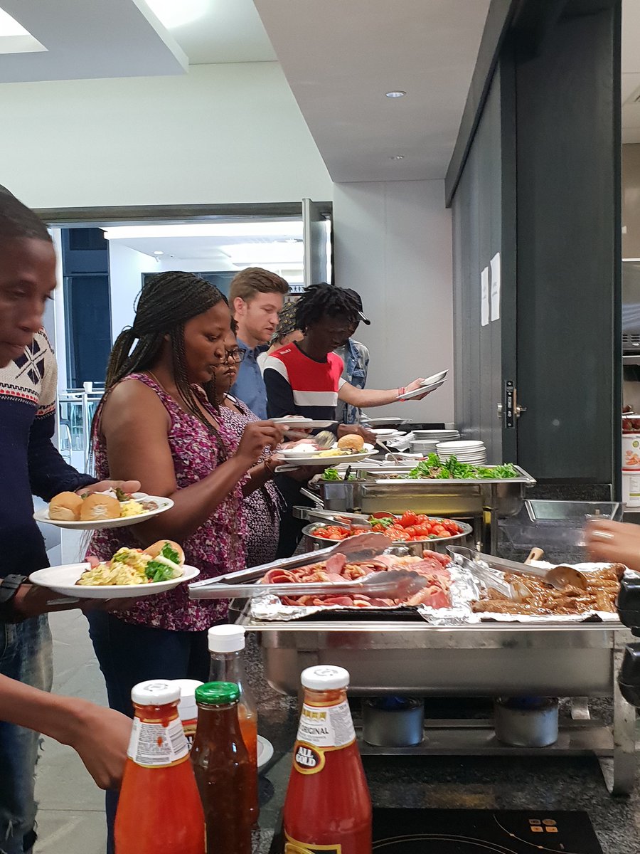 mytransport's tweet photo. Day 2 of #HackETC. Breakfast to fuel the hunger to hack! 🍳🔋💻 @SANRAL_za @etollFacts https://t.co/L3uaJgQwcI