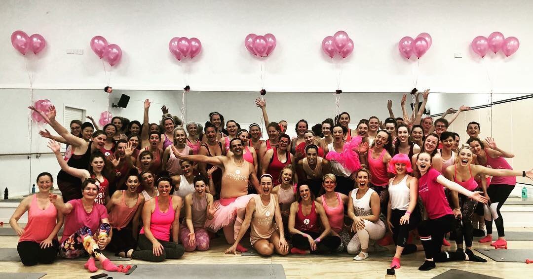 RudiLandmann's tweet photo. I go to a lot of events in a year; and an annual highlight is @xtendbarresc’s “Plié for Pink” — an annual fundraiser for the @nbcfau . #plieforpink #barre #barrebrisbane #xtendbarre #yourbodyonpoint #nbcfaus #breastcancer #breastcancerresearch #lornajane #movenourishbelieve https://t.co/HYea8zFdgf