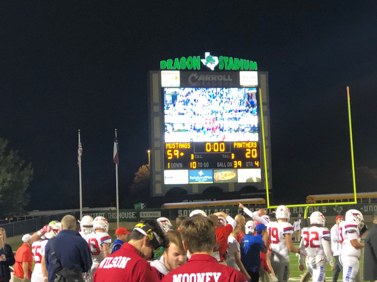 Final score ⁦<a href="/GHSMustangsFB/">GHSMustangsFootball</a>⁩ . #ghsunity