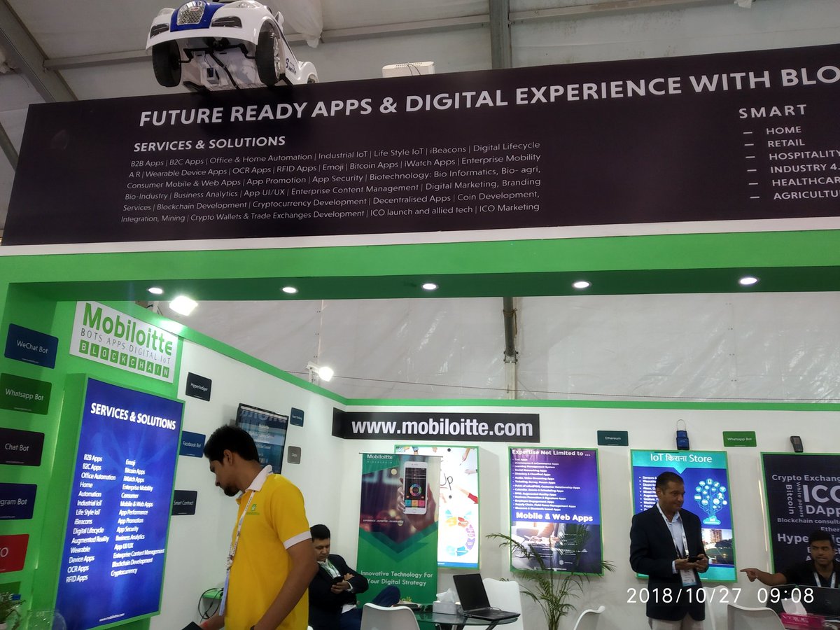 mobiloitteind's tweet photo. Hey guys. Welcome back to the last day, Day 3rd of @exploreIMC 2K18. If u are interested to know abt #blockchain, #IoT - #Homeautomation, #retailautomation, #polyhouses or #MobileApp #webapp or any other services provided by @mobiloitteind do visit us Booth No.C1.6 https://t.co/KsQdFFNljY