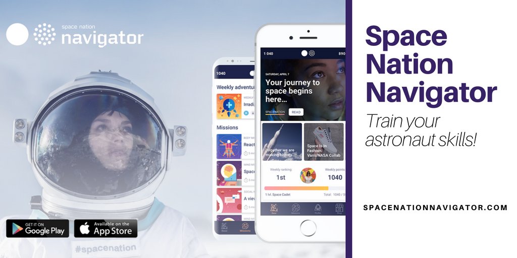 #SpaceNation believes that the heroes of this new era won’t be highly trained scientists or aviators – they will be regular people, from all around the world. People just like you. Are you ready to become a Space Nation Astronaut? If so, click here > spacenationnavigator.com