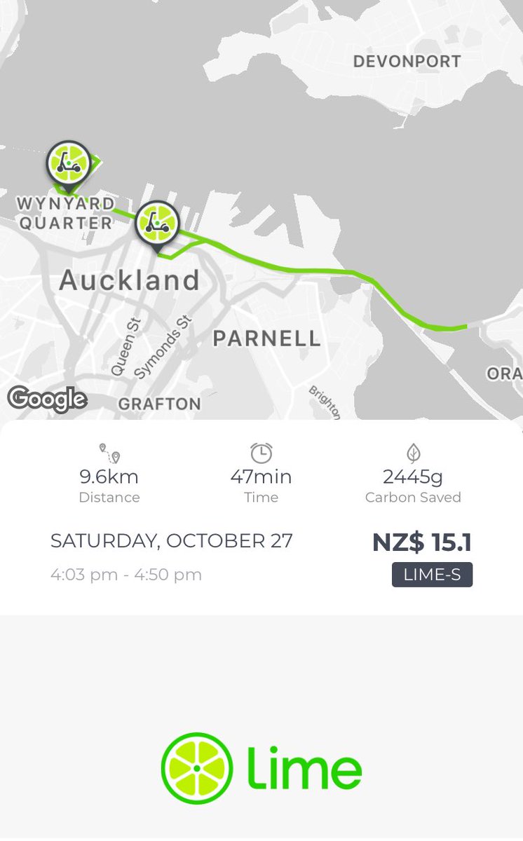 Check out my latest ride with #Lime.
Use referral code RWHLJAZ to sign up and receive $3 ride coupons when you ride.