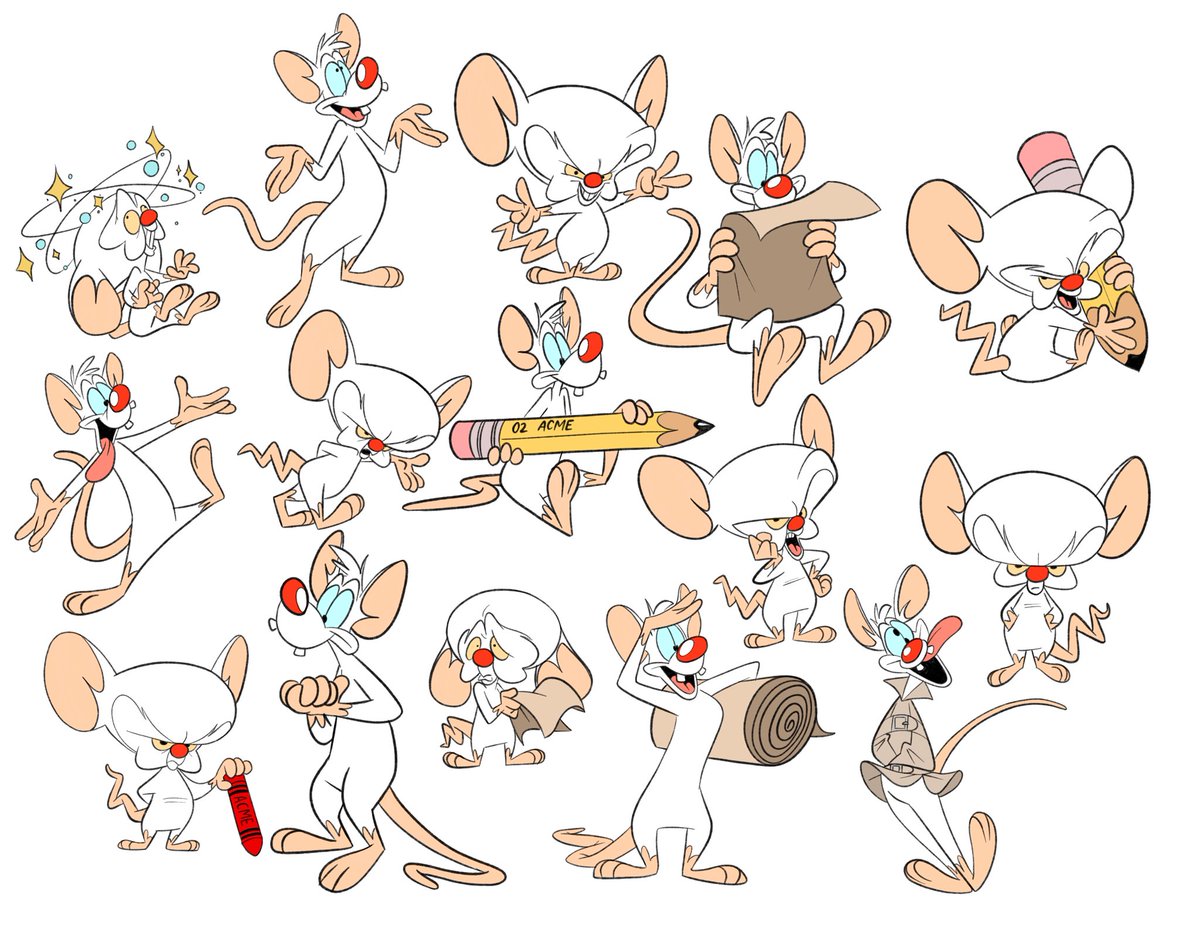 A few Pinky and The Brain studies to start your weekend