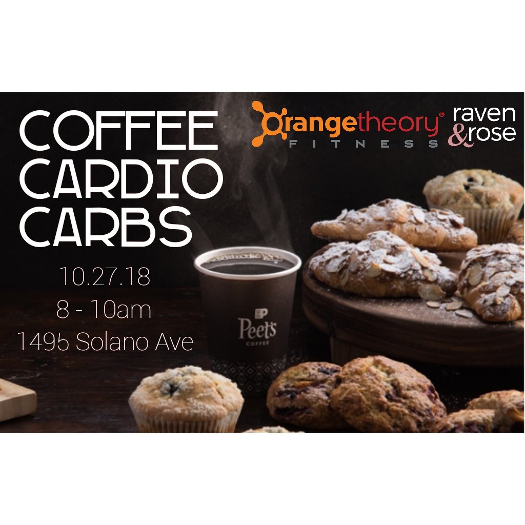 RavenRoseHair's tweet image. Join us SATURDAY 8-10am at @orangetheory Solano!⠀
Serving up ☕ + 🥐 to the early risers burning those #splatpoints 🔥🤸🏽‍♀️
▪ ▪ ▪ 
#otfsolano #hellweek2018 #coffeetime #cardioandcarbs #peetscoffee #solanostrong #community #solanoavenue #albanyca #berkeley 
#ravenandrosehair
