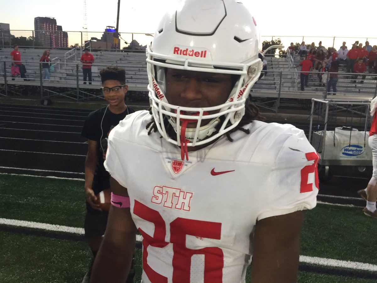 Rocking Red &amp; White Road Show !
<a href="/IanWheeler_26/">Ian</a> 4 TDs ✅
<a href="/peyton_matocha/">Peyton Matocha</a> 2 TDs ✅
1st defensive TD of season ✅
28 unanswered points ✅
49-21 > <a href="/SATXCCHS/">Central Catholic HS</a>  ✅
undefeated in district ✅
4 wins in 5 games ✅
<a href="/STHCatholic/">St. Thomas High School</a> Football ✅