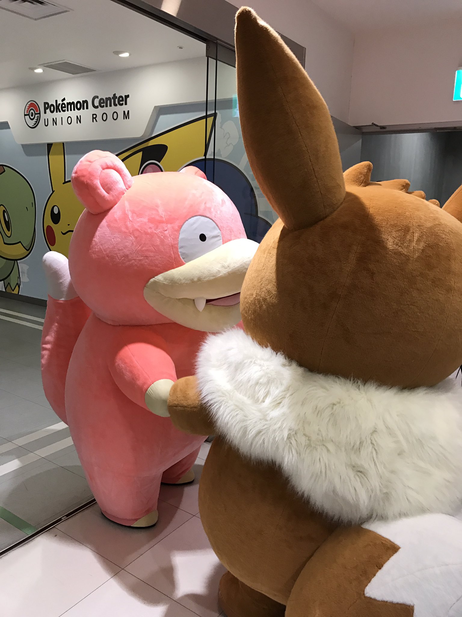 りゅうき ヤドンとイーブイのバトンタッチ T Co Mllwkdvpfz Twitter