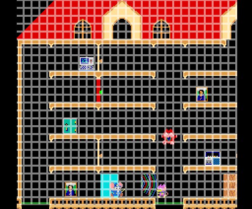 B P S 今 Msx Basicでマッピーをつくるとしたら 縦212ドットあるので 6階建てか5階建てかで悩みますね ナムコミュージアムdsのように 背景だけ縦を少し詰めたら6階建てかつ屋根もそこそこ見えてバランスがいいかも 背景は8x7ドットのパーツで B P S 今 Msx Basicでマッピーをつくるとしたら 縦212ドットあるので 6階建てか5階建てかで悩みますね ナムコミュージアムdsのように 背景だけ縦を少し詰めたら6階建てかつ屋根もそこそこ見えてバランスがいいかも 背景は8x7ドットのパーツで
