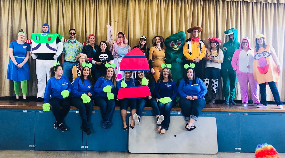 BCSDBRAVES's tweet photo. Ballico teachers dress up for Halloween. https://t.co/mXJaqcVX4I