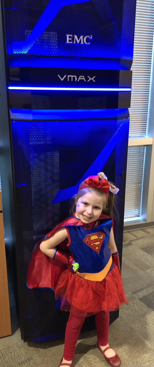cmcm76's tweet photo. Showing our superpowers at the annual Office Halloween trick or treat event #DELLEMC #Iwork4Dell #greatplacetowork  #Superheroes #specialtysales #storage https://t.co/rjEDPqXqrF