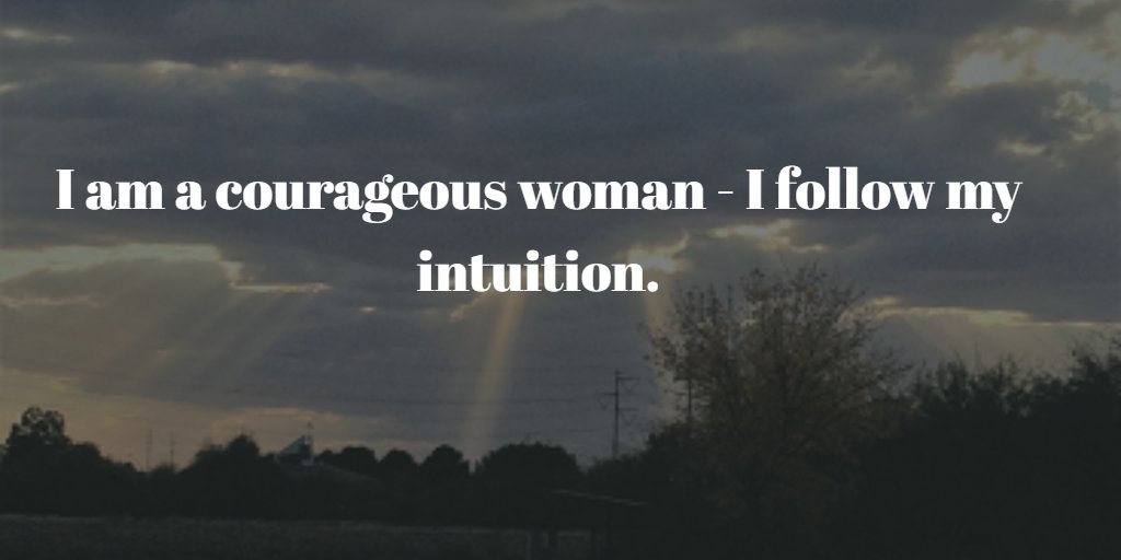stradartz's tweet image. I am a courageous woman - I follow my intuition.