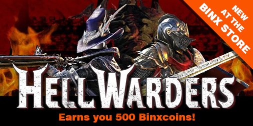 binxtv's tweet photo. Pick up #HellWarders #Steam game key NOW at the #BinxStore! Earn #BinxCoins AND we give 10% of every purchase (out of our take) to a member of your choosing! @pqubegames - https://t.co/i9dNJkU4Cw https://t.co/FZ53gRARjZ