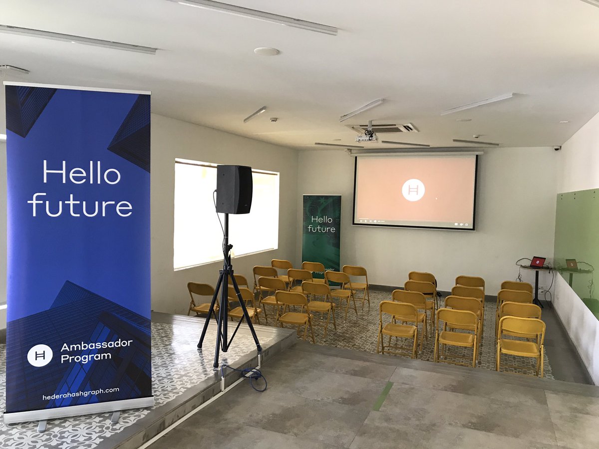 kulranjan1's tweet photo. All set for #hashgraph Meetup #hellofuture https://t.co/UXcD2Y4wjk